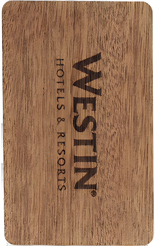 Westin Hotel Wooden Card